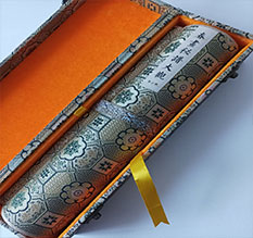 禹王台书画装裱案例